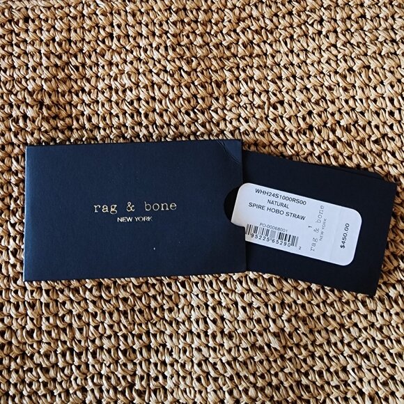 Rag & Bone Straw Hobo "EUC" - Picture 14 of 16